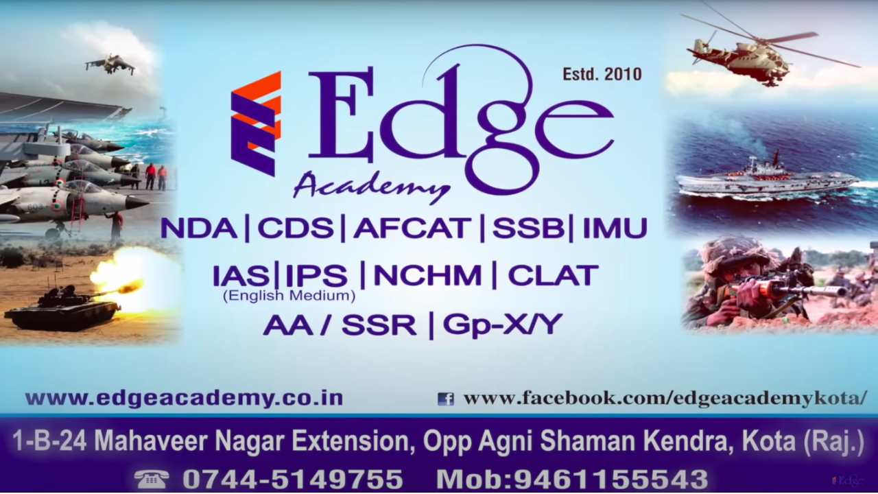 Edge NDA Academy Kota Feature Video Thumb